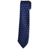 Square & Compass Masonic Neck Tie - [Navy & Royal]