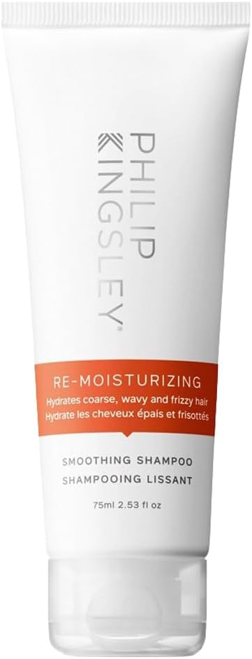 Philip Kingsley Re-Moisturizing Smoothing Shampoo Dry Frizzy Curly Hair 75ml