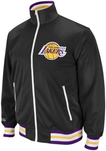 lakers warm up jacket mitchell & ness