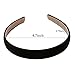 LONEEDY 8 Hard Headbands, 2cm Wide Non-slip Ribbon Hairband for Women (8 Black)