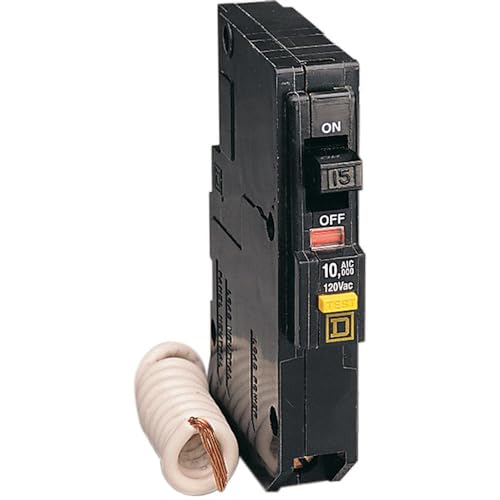 Square D QO115GFICP 15 Amp GFCI Circuit Breaker