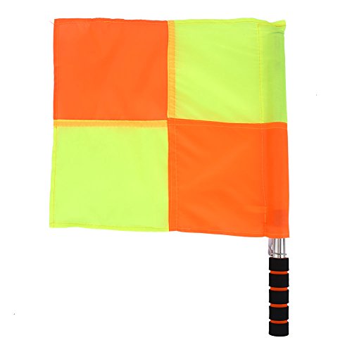 image for Delaman Linesman Flag 2PCS Referee Linesman Flag, Checkered Flag, with