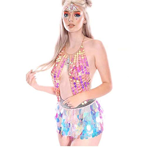 MineSign Sexy Chain Necklace Fashion Shoulder Necklaces Bra Body Jewelry Summer Beach Party Dress - Thumbnail 4