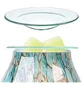 4" Replacement Oil Warmer Dish Electric Wax Warmer Dish Candle Wamer Bowl Plate Wax Tray for Scen...