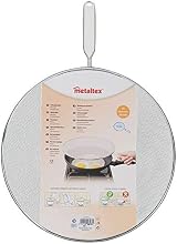 Metaltex Aluminium Mesh Splatter Screen Splash Guard 33cm Silver view 7