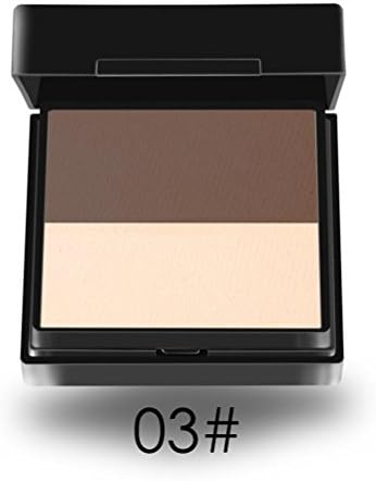 Yeefant QIBEST Foundation Makeup Face Powder Panel Contour Color Cosmetics Loose Powder for Women Party Professional Daily Makeup