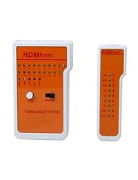 Optimal tienda portátil herramienta de comprobación de 9 Indicadores LED HDMI Cable de alta definición con almacenamiento caso t0708 T15