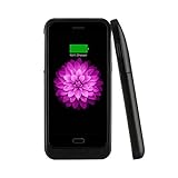 For iPhone 6/6s Charger Case, BSWHW 3500mAh 4.7 iPhone 6/6S Portable Battery Case with Pop-out Kickstand Extended Battery Pack Rechargeable Power Protection case Backup Juice Bank , Black