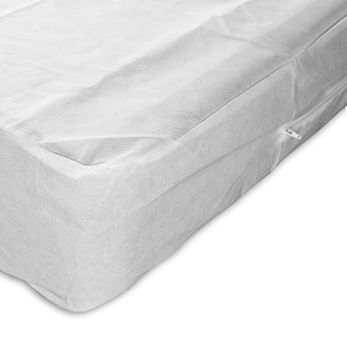 Leggett & Platt Sleep Calm 2-Piece Premium Bed Bug Prevention Pack with Easy Zip Mattress and Zippered Box Spring Encasement, Twin