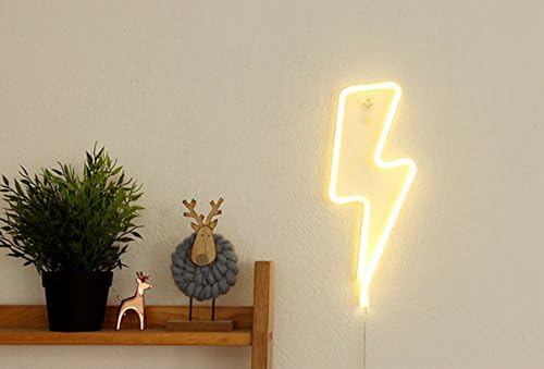 LUCKIEY Neon Lights,LED Neon Art Decorative Lights Wall Decor for Girls Bedroom House Bar,Night light for Christmas,Birthday,Valentine's gift,Wedding Party Decor (Warm White Lightning)
