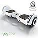 yayGear Hoverboard Self Balancing Scooter UL 2272 Certified with Powerful Bluetooth Speaker, Cool LED Lights and Easy Carrying Handle