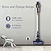Orfeld Cordless Vacuum Cleaner, Stick Vacuum Cleaner 2 in 1 with 18 kPa Powerful Suction, Up to 50 Minutes Autonomy for Home and Car Cleaning - Blue