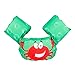 QHUI Life Vest for Kids Water Sports Life Jacket Children Learning Swimming Snorkeling Buoyancy Vest Swim Trainer PFD (Crab Print)