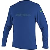 O'Neill Youth Basic Skins Long Sleeve Sun Shirt, UPF 50+ Rashguard, 4-Way Stretch Slim Fit for All Water Activities