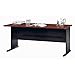Bush Furniture Series A 72W Desk Workstation for Home or Professional Workspace, Desktop Solution for Office Use, Hansen Cherry