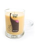 Shortie's Candle Company Butter Pecan Pie Candle - 6.5 Oz. Highly Scented Beige Jar Candle - Bakery Candles Collection