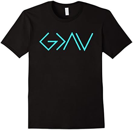 Mens God Is Greater Than Our Highs And Lows Shirt - Cool Shirt XL Black