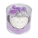 Ballerina Pig Piggy Bank for Girls with Swarovski Crystal Crown – Purple - Kids’ Porcelain Coin Bank