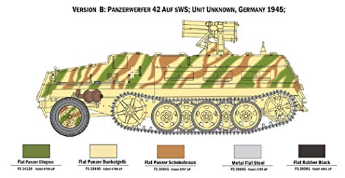 Italeri IT6562 6562S - 1:35 15cm Panzerwerfer 42 auf SWS , Modellbau, Bausatz, Standmodellbau, Basteln, Hobby, Kleben, Plastikbausatz, detailgetreu – Bild 4