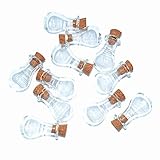 2ml Small Mini Glass Bottles Jars with Cork