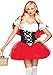 Leg Avenue Women's Racy Red Riding Hood Costume, Red/Black, Small/Medium