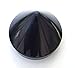 Cone Style Pylon Cap for Marine Dock (Black, 9 inch)