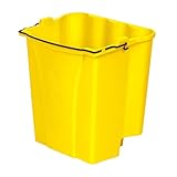 Rubbermaid Commercial FG9C7400YEL Dirty Water Bucket for WaveBrake Combos, 4.5-Gallon Capacity, Yellow