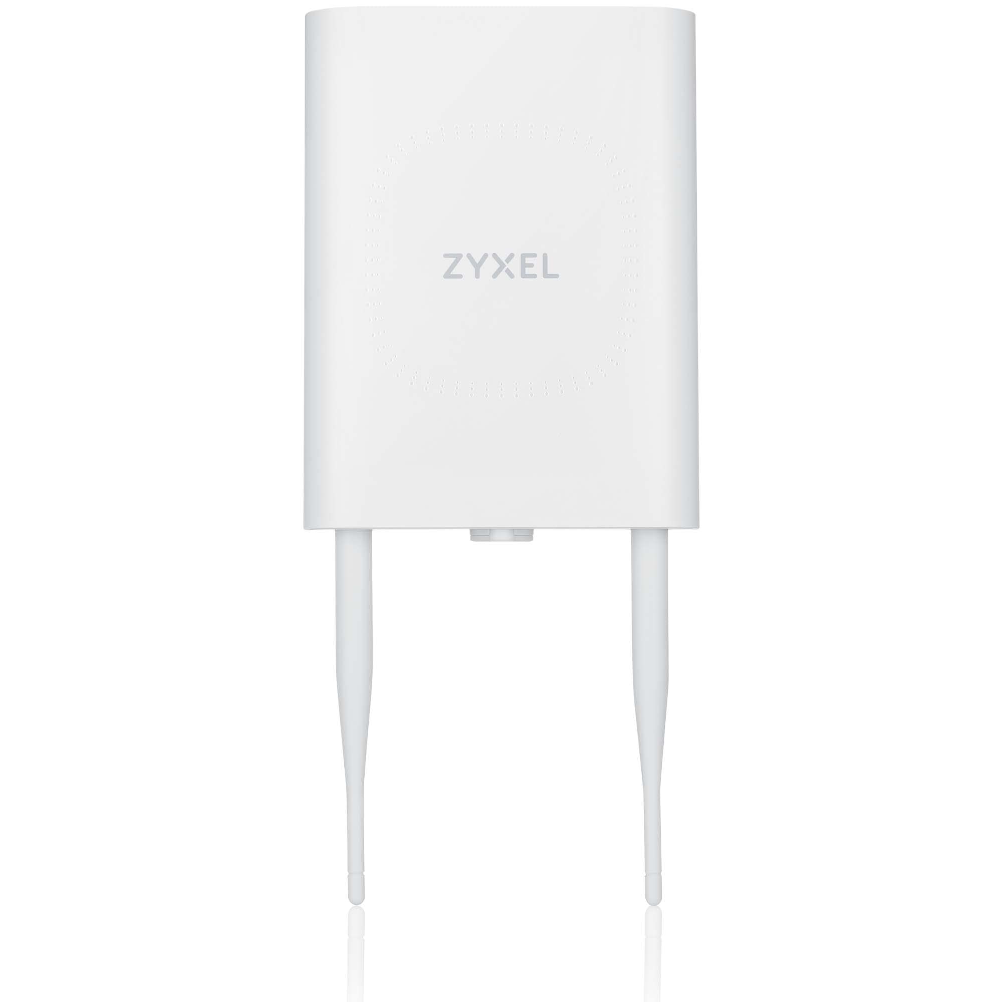 Zyxel WiFi 6 AX1800 Wireless Access Point | Outdoor IP55 | Mesh, Seamless Roaming, MU-MIMO | WPA3-PSK Security | Cloud, App or Direct Management | PoE+ Injector Included [NWA55AXE]