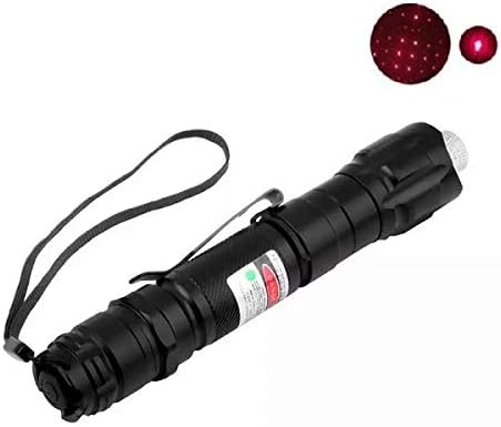 L-a-s-e-r Pen Flashlight, Portable Ultra Bright Handheld LED Flashlight, Outdoor Water Resistant Torch, Powered Tactical Flashlight for Camping Hiking et (Red)