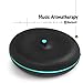 a aromacare Aromatherapy Essential oil diffuser, Oil Diffuser Bluetooth Speaker 4.0 with Bass Sound - Ultrasonic Cool Mist Humidifier 350ml Black for Cars, Kids, Home, Office with 7 Color LED Lights