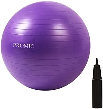 PROMIC Pelota de Gimnasio Ejercicio Yoga Fitness Bola con Bomba 55 ...