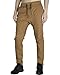 THE AWOKEN Men's Chino Jogger Pants Khaki Stretch Twill Slim Fit Sweatpants