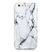 SANKTON iPhone 6 / 6s case Marble, Slim-Fit Anti-Scratch Shock Proof Anti-Fingerprint IMD Soft TPU Cover with Matte Pattern for iPhone 6 & iPhone 6s 4.7-inch (White Marble)