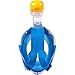 Tribord EasyBreath Full Face, Anti-Fog, Hypoallergenic Silicone Facial Lining, Blue, M/L