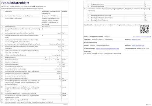 Amazon Fire TV 4-Serie (neueste Generation), 55-Zoll-Smart-TV in 4K Ultra-HD mit Alexa-Fernbedienung, HDR10+, schnellem Prozessor, Dolby Audio, Ambient-TV und kostenlosem Live-TV 7