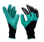WILDJUE Garden Genie Gloves [1 Pairs] with Sturdy Claws,Quick & Easy to Dig & Plant & Rake