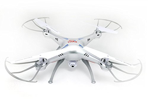 Syma X5SW-1 / X5SW FPV HD Camera Drone with Real Time Transmission in Exclusive Grey Silver design with extra battery X5SW