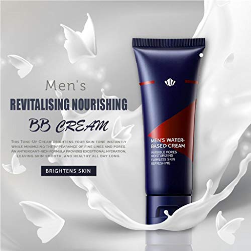 Men's Revitalising Nourishing Tone Up BB Cream, Advanced Tone-Up Enhancer BB Cream - Brightening skin, hiding pores, moisturizing and oil control - Face Moisturizer Cream Fit for All Skin Types (1PCS)