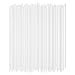 Disposable Drinking Straws - 7 3/4 Inches Long - Standard Size (Clear, 250) primary