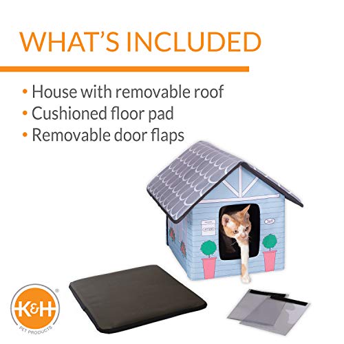 K&H Pet Products Outdoor Kitty House, Outdoor Cat House for Outside