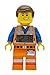 LEGO Movie Emmet Kids Minifigure Light Up Alarm Clock | Orange/Blue | Plastic | 9.5 inches Tall | LCD Display | boy Girl | Official
