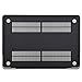 MOSISO Plastic Hard Case with Screen Protector Compatible Newest MacBook Pro 13 Inch, Pure Black