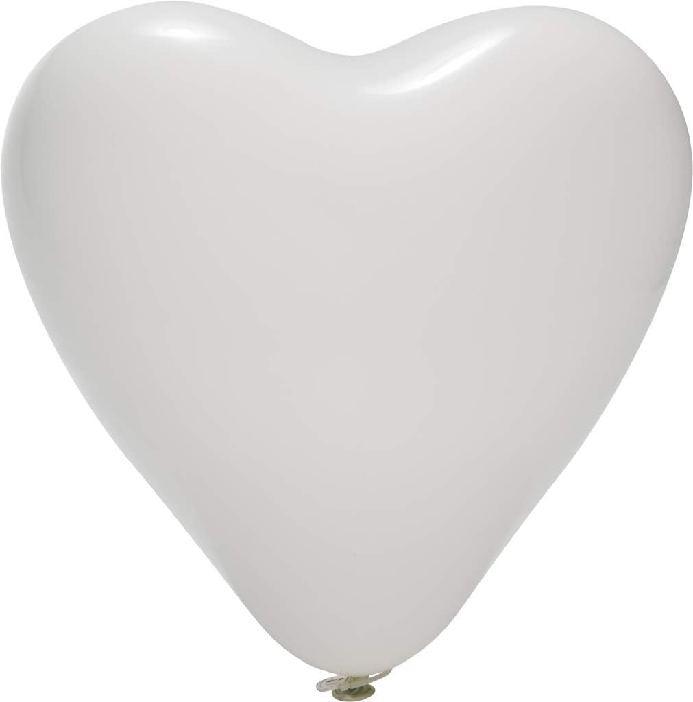 White/Red Latex Heart Shape Helium Balloons for Valentine Anniversary, Wedding, Engagement, Birthday Party Decorations - Image 3