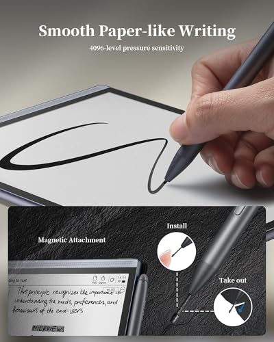 AINOTE Air 2, 8.2" AI Smart E Ink Tablet with Stylus & Adjustable Light, AI Model-Powered Multi-Language Transcription, Paper Note-Taking Tablet Digital Notebook Schedule Management for Meetings Study