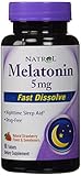 Natrol Melatonin 5mg, Strawberry, 90 Fast Dissolve Tablets - Pack of 2