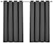 Utopia Bedding Blackout Curtains for Bedroom, Grommet Window Curtains 63 Inch Length 2 Panels Thermal Insulated Drapes for Living Room (Grey, 52W x 63L Inches)
