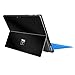 ProElife Ultra Slim Decal Skin Sticker Protector Cover for New Microsoft Surface Pro 6 (2018 Release) Surface Pro 5 2017 Version and Surface Pro 4 12.3-Inch (Black)