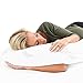 Zen Bamboo Full Body Pregnancy Pillow - Maternity & Nursing Support Cushion & Body Pillow with Ultra-Soft, Washable Rayon from Bamboo Blend Cover