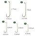 Fly Fishing Hooks Assortment 300pcs Fly Tying Hooks Kit High Carbon Steel Barbed Dry Fly Wet Fly Fishing Jig Hooks