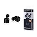 IVLWE True Wireless Headphones with Microphone Mini Twins Bluetooth Earphones with Stereo Surround Sound For iPhone, Android, IOS (Black)